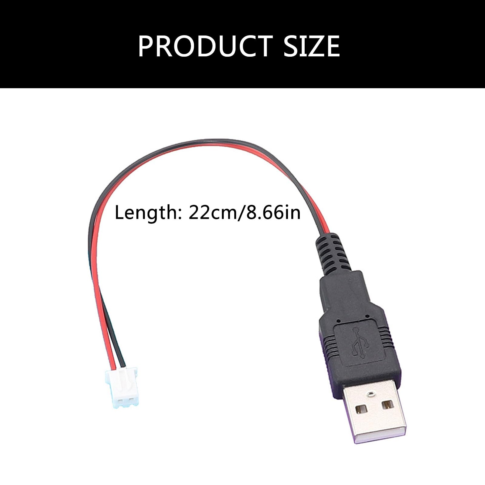 Amazon.co.jp: 汎用性の高いUSB AからXH2.54 2ピン変換ケーブル、電源